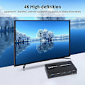 Miniatyrbild 2 av 5: KVM-switch 2-i-1 Driverfri 4K Högupplöst Plug & Play 2 Värdar Delar 1 Skärm/Tangentbord Mus HDMI-kompatibel/USB KVM-switcher för Kontor