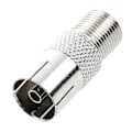 Miniatyrbilde 3 av 5: 4 stk. F-type hun-jack til TV Pal hun-plugg koaksial RF-kontaktadapter