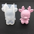 Pikkukuva 2 / 5: Hirvi Muotti 3D Käsityötyökalu DIY Kestävä Silikonimuotti Keittiötarvike