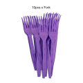 Miniatyrbilde 1 av 5: Onsdag Addams Bursdagsparty Dekorasjonsbanner Ballong Servise Festlig Arrangement Forbruksvarer Hjemmedekor Kopper Bakgrunn 10pcs forks5