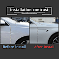 Miniatyrbilde 2 av 4: 1 par bil styling side utløp trim for C E Glc Klasse W205 W213 E63s blad klistremerke B