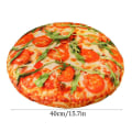 Miniatyrbilde 5 av 5: 3D Simulering Pizza Mat Myk Nap Hjem Sengpute 40cm Barneromsdekorasjon Simulering Matpute Barneleke Gave Ham Bacon Pizza