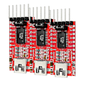 Miniatyrbild 1 av 5: Ft232rl Mini Usb Till Ttl Seriell Konverter Adapter Modul 3.3v 5.5v Ft232r Port Dtr Tx Vcc Gnd Pin(3p