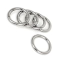 Miniatyrbillede 2 af 3: 40mm X 5mm Rustfrit Stål Webbing Stroppe Svejste O-ringe 5 stk