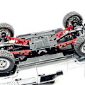 Miniatyrbilde 5 av 5: Mn78 Metall Chassis Lenker Trekkstang Koblingsstang Sett For Mn78 Mn-78 Mn 78 1/12 Rc Bil Oppgraderingsdeler Tilbehør