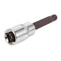Miniatyrbilde 3 av 5: 1/2-tommers Drive 10mm Trippel Firkant Spline Bit Ekstra Lang Pipe, S2 Stål