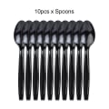 Miniatyrbilde 1 av 5: Onsdag Addams Bursdagsparty Dekorasjonsbanner Ballong Servise Festlig Arrangement Forbruksvarer Hjemmedekor Kopper Bakgrunn 10pcs spoons