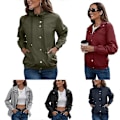 Miniatyrbild 2 av 5: Fashion Hooded Windbreaker Dam Trenchcoat Utomhus Sport Vindtät Beige M