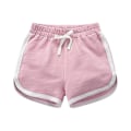 Miniatyrbillede 1 af 5: Drenge Piger 100% Bomuld Sports Shorts Sommer Kontrast Binding Delfin Shorts Børn Atletisk Træningstøj Pink 3T