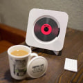Miniatyrbilde 1 av 5: Veggmontert CD-spiller Surround Sound FM Kontroll Stereo Høyttaler Hjem White