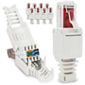 Miniatyrbillede 4 af 5: 20 X Netværksstik Værktøjsfri Rj45 Cat6 Lan Utp Kabelstik Uden Værktøj Cat5 Cat7 Installationskabel
