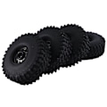 Pikkukuva 2 / 4: 120mm Metallinen 1.9 Tuuman Beadlock-vanne Pyörän Napa Rengas 1/10 Rc Crawler Auto 4 Axial Scx10,5