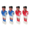 Miniatyrbillede 2 af 2: 4 stk. Stangfodbold Bordfodbold Fodboldmand Fodboldspiller Reservedele til 1,4M Bordfodbold (2 stk. Røde og 2 stk. Blå)