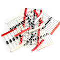 Miniatyrbilde 1 av 5: 100 stk. 1N4148 1N4007 1N5819 1N5399 1N5408 1N5822 FR107 8 Verdier Diode Sortiment