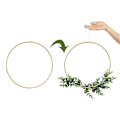 Miniatyrbillede 3 af 5: 12 stk. 6 størrelser Guld Dream Catcher Metalringe Blomsterhjul Krans Makrame Kreationer Ring Til Diy C