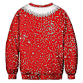 Miniatyrbilde 2 av 4: Unisex Julegenser 3D-printet Morsom Pullover Genser Size B L