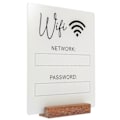 Miniatyrbilde 2 av 4: WiFi Passord Skilt WiFi Akryl Skilt WiFi Skilt WiFi Tavle WiFi Passord Påminnelse Skilt