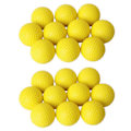Miniatyrbillede 1 af 5: 20 stk. Gule bløde elastiske indendørs trænings-PU-golfbolde