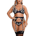 Miniatyrbild 2 av 4: Damunderkläder Axelbandslös Frontspänne Lyft-BH, Trådlös Halkfri Osynlig Push Up Bandeau Purple XL