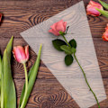 Miniatyrbillede 2 af 3: 20 stk. Cellofanposer Blomsterindpakningspapir Blomsterposer Blomsterhandlerartikler