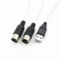 Miniatyrbilde 5 av 5: 2m USB MIDI Kabel Konverter Musikkredigering Keyboard Adapter Koblingsledning