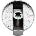 Miniatyrbilde 3 av 5: 6 stk Universelle Metallkontrollknapper Gasskomfyr 6mm Universelle Kontrollknapper Komfyrknapper For Gasskomfyr Komfyr