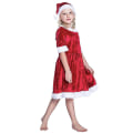 Miniatyrbild 1 av 5: Liten Flicka Röd Julklänning Festlig Outfit Hög Kvalitet L