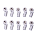 Miniatyrbilde 1 av 3: 10 stk M4 Full Metall Kulehodeholder Bøyd Stangende For Axial Scx10 Ii 90046 Traxxas Trx4 1/10 Rc Cra