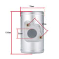 Miniatyrbilde 4 av 5: Maf Performance Flow Meter 76mm Flow Sensor Adapter Passer For For For For