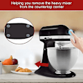 Miniatyrbild 5 av 5: Mixer Mover och Sladdhållare för Köksmaskiner med 4,5-5 Qt Tilt-D Mixer