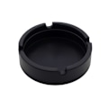 Miniatyrbillede 1 af 2: 1 STK Silikone Askebæger Ubrydeligt Gummi Varmebestandigt Rund Form (Sort)