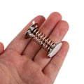 Miniatyrbillede 3 af 4: 10 stk. Fjederbase Vrikke Dukker Base Håndværk Fjeder Instrumentbræt Dukker Base Med Klæbemiddel