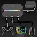 Miniatyrbilde 3 av 5: G6L Kablet Konverter Rask Overføring Hurtig Respons Plug Play Tastatur Mus Sensitiv USB Adapter for Xbox One/360