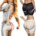 Miniatyrbilde 2 av 5: Dame Polstret Push Up Truser Rumpe Løfter Shaper Falsk Rumpe Rumpeballer Hofteputer Usynlige Kontroll Truser Undertøy Lingeri C Black L