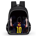 Pikkukuva 1 / 4: Messi Cristiano Ronaldo koululaukku alakouluikäiselle pojalle Juventus Ronaldo selkää säästävä reppu style 3