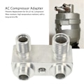 Miniatyrbillede 2 af 5: AC Kompressor Adapter Holdbar Slidstærk Nem Installation AC Kompressor Fittings Adapter Udskiftning til SX LS1 AC Kompressor
