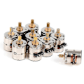 Miniatyrbild 1 av 5: 10 st/förpackning Mini 2-fas 4-tråds Stegmotor Miniatyr Stegmotor Med Växel Liten Pytteliten Mini Motor Leksak