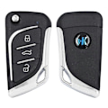 Miniatyrbillede 4 af 5: 5 stk., 3 knappers Keydiy B30 K Fjernbetjeningsnøgle -b- Til -x2 Kd900 Minikd,urg