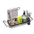 Miniatyrbild 2 av 5: Svampställ för diskho, diskbänksorganisatör, expanderbar (42,4-53,8 cm), disktrasa