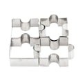 Miniatyrbillede 1 af 4: 4 stk./sæt Puzzle Form Rustfrit Stål Kiksform Cookie Kage DIY Form Skærer