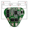 Miniatyrbillede 2 af 5: 12v 18650 Lithium Batteribeskyttelseskort 11.1v 12.6v Overopladning Over-afladningsbeskyttelse 8a 3 Cell