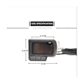 Miniatyrbillede 5 af 5: 24v 36v 48v Elektrisk Cykel En06 Display Sm/vandtæt 5pin Stik LCD Skærm Til Ebike Dele
