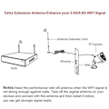 Miniatyrbild 4 av 5: 2.4g 5.8g Liten Sugkopp Antenn Lte Extern Hög Förstärkning Lora Full Netcom Datainsamlingsantenn