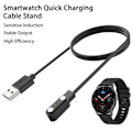 Miniatyrbillede 3 af 5: K10 Opladerkabel Magnetisk Sensitiv Induktion Stabil Output Smartwatch Opladerkabelstation til Kieslect Watch K11