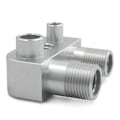Miniatyrbillede 2 af 5: Til LSX LS3 Motor Swap Konvertering A/C Linje Kompressor Adapter Fitting, AC Kompressor Aluminium Adap s2024121229