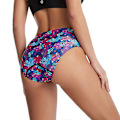 Miniatyrbilde 3 av 5: Mensessikker Bikini-bunn Midjehøyt Badetøy for Tenåringer og Kvinner Separat Sexy Plisserte Badetøy Tankini Trunks 2023 Hot Pink S