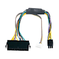 Pikkukuva 3 / 5: Atx Pää 24pin Naaras - 6pin Uros 6pin Pci-e Psu Virtalähde Adapteri Kaapeli Liitin Elite 81:lle