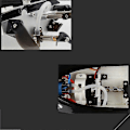 Miniatyrbild 5 av 5: 2st FT012-9 Roder Akterpropeller 2 Blad Propeller för FT012 2.4G Borstlös RC Båt Reservdelar