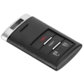 Miniatyrbilde 3 av 5: Slitesterkt teksturert 4-knapps bilfjernkontroll Smart nøkkelbrikke etui skall passer for Chevrolet Corvette