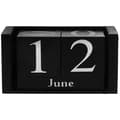 Elegant Träkalender Europeisk Stil Evighetskalender Kontorsblock Kalender Kontorsmaterial